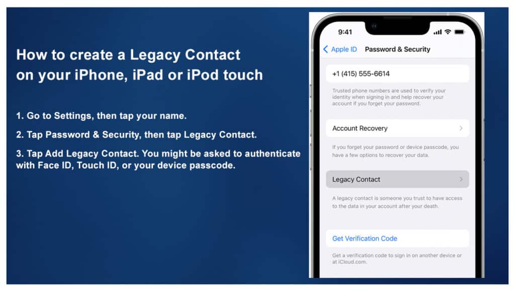How to Add an Apple Legacy Contact on your iPhone or iPad
